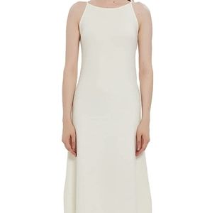 RZIV Sweater Dress for Women Casual Autumn Sleeveless Swing Midi Dresses